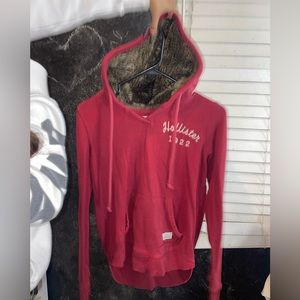 Red Hollister hoodie